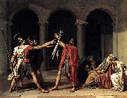 Jacques-Louis David Oath of the Horatii oil